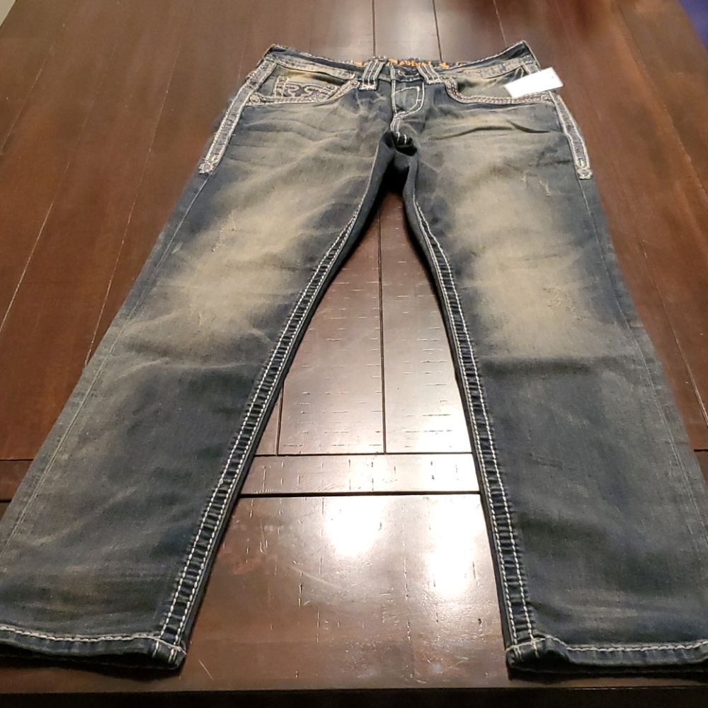 Men's rock revival 30x32 straight leg jeans